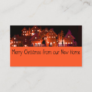 From New Home iIlluminated Christmas Houses Enclosure Card