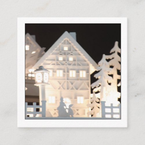 From New Home  Illuminated Christmas Houses Enclosure Card