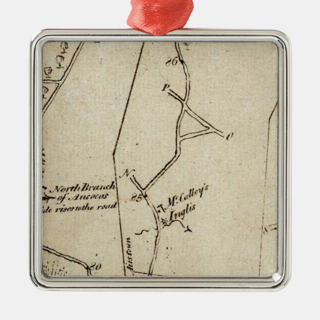 From New York to Philadelphia 49 Metal Ornament (Front)