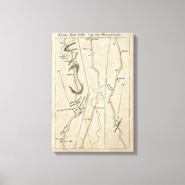 From New York to Poughkeepsie 11 Canvas Print (Front)