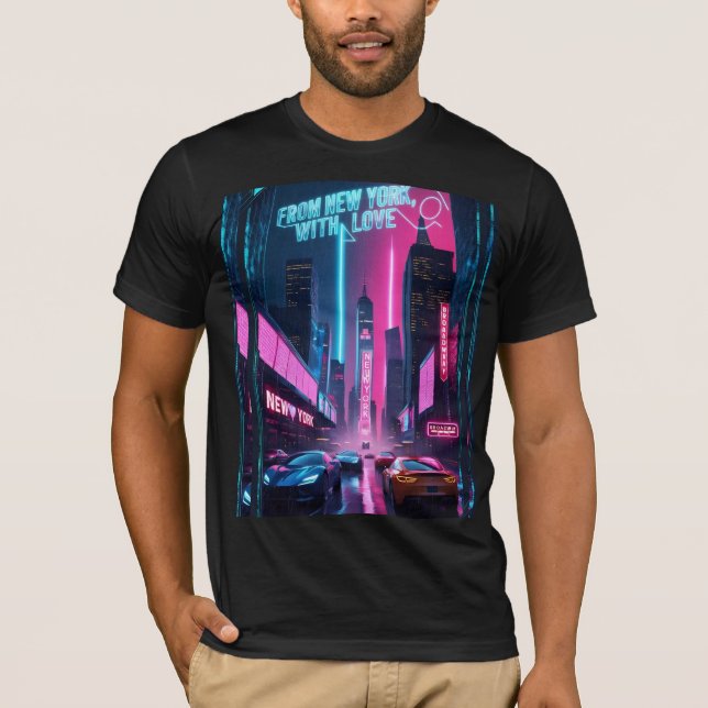 From New York, with Love – Bold NYC Pride T-Shirt (Front)