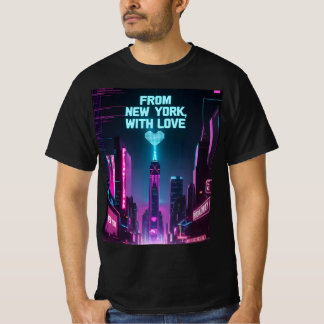 From New York, with Love – Skyline Mood T-Shirt