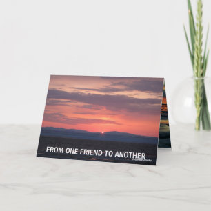 FROM ONE FRIEND TO ANOTHER CARD