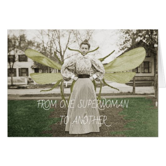 FROM ONE SUPERWOMAN TO ANOTHER 1890 FLYING WOMAN (Front Horizontal)