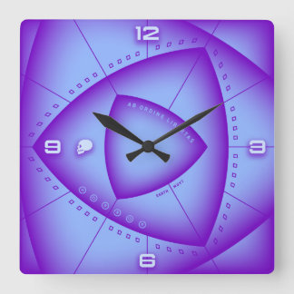From Order Comes Freedom Square Wall Clock