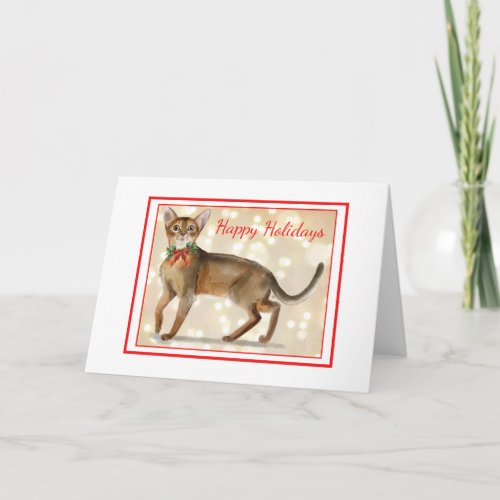 From Our Cat to Your Cat Christmas Greeting Card