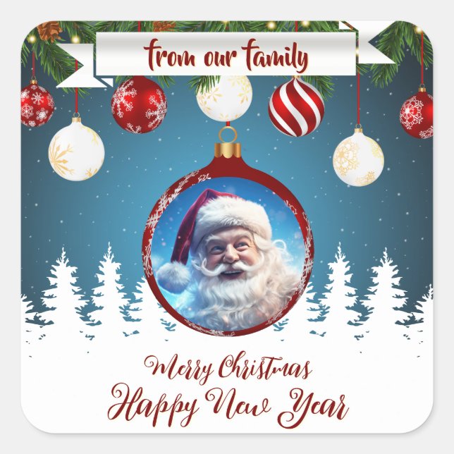 From our family square sticker (Front)