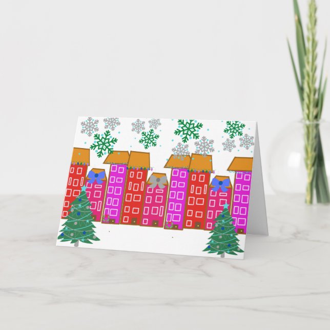 from our home to yours. Cute christmas  Card (Front)