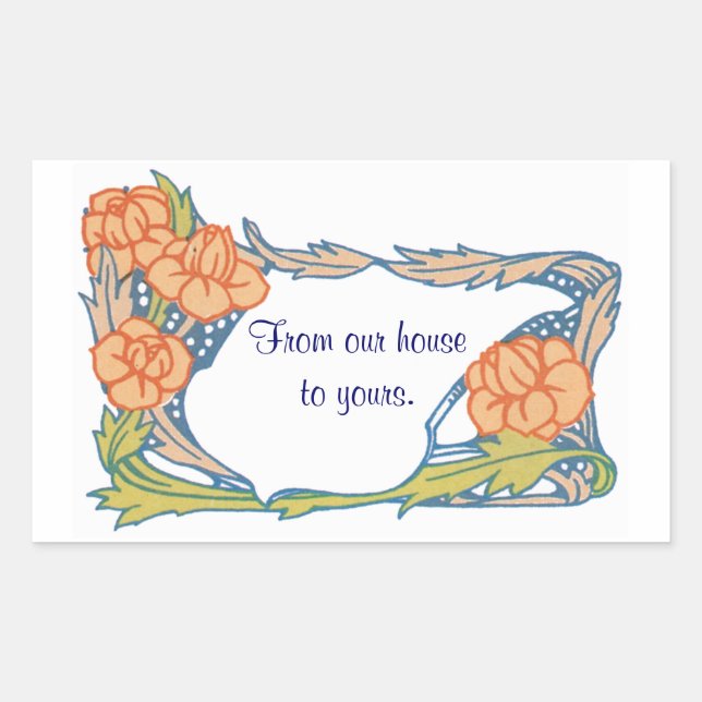 From Our House to Yours Customize Sticker (Front)