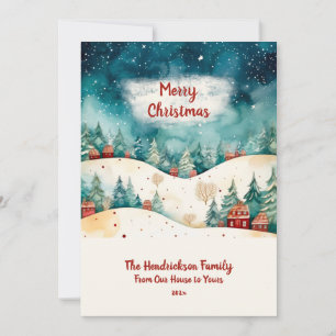 From Our House Vintage Photo Christmas Card