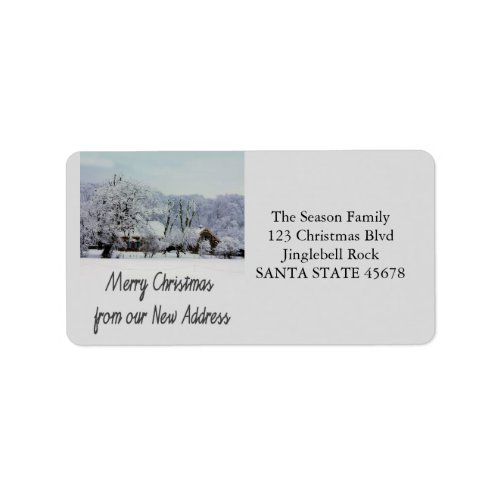 From our new Address Winterwonderland Label