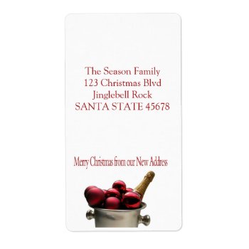 From Our New Home Champagne Label by PortoSabbiaNatale at Zazzle