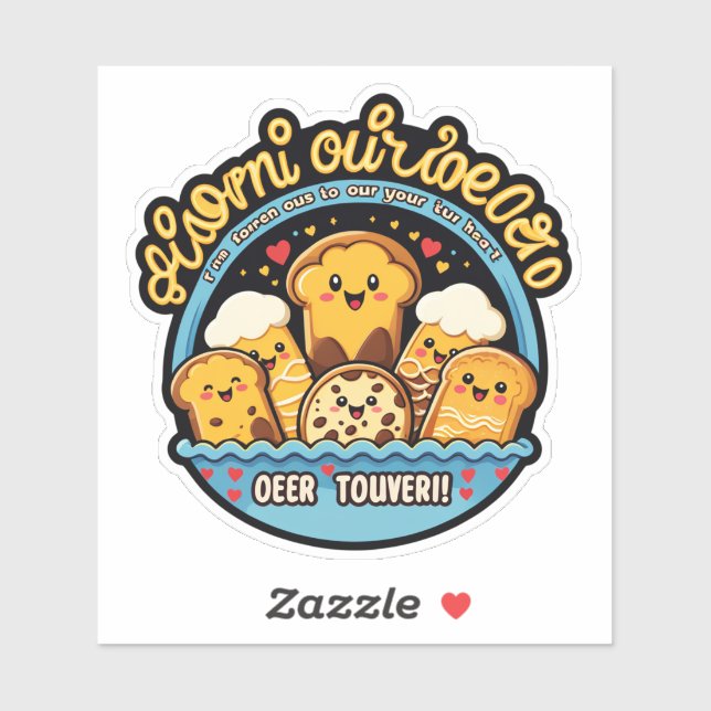 From Our Oven to Your Heart Sticker (Sheet)