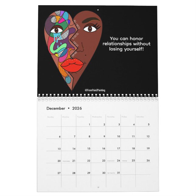 From Pain 2 Painting Calendar 2026 (Dec 2026)