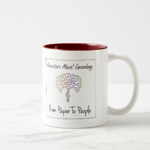 From Paper To People Logo/Jeffrey Two-Tone Mug
