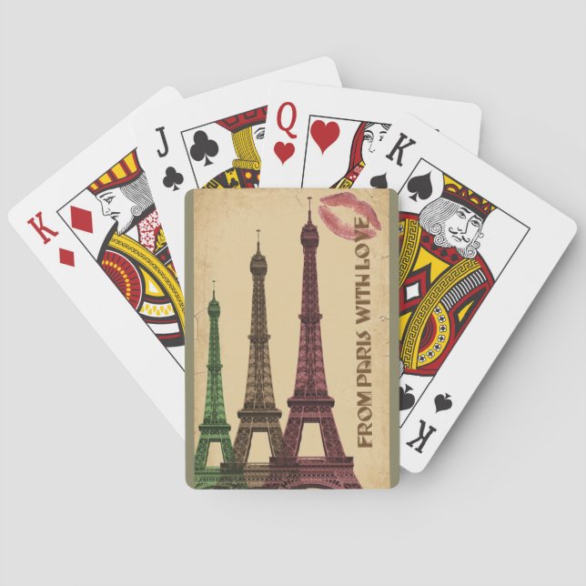 From Paris With Love Poker Cards (Back)