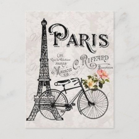 From Paris With Love Postcard