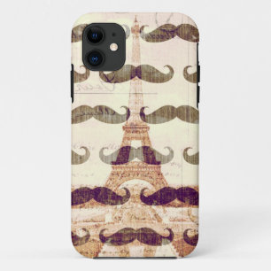 From Paris with mustache iPhone 11 Case
