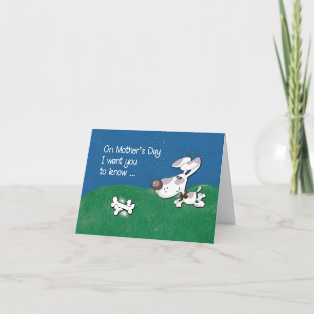 From Pet Dog Mother's Day Best Doggone Mom Card (Front)