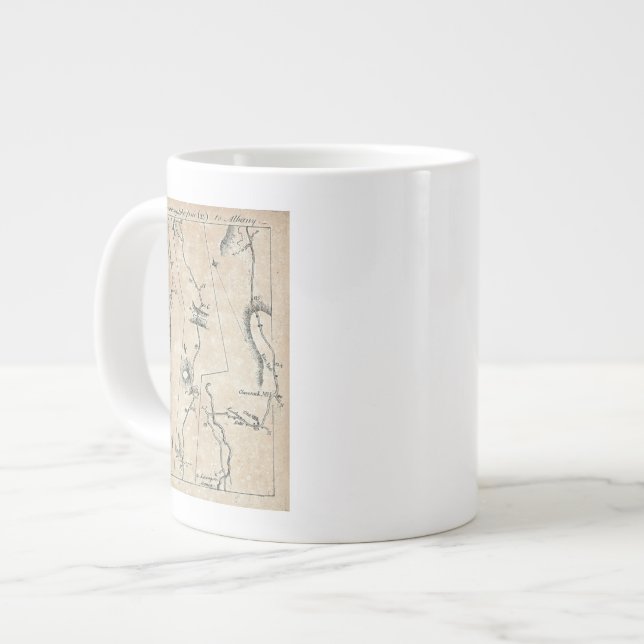 From Poughkeepsie to Albany 23 Large Coffee Mug (Front Left)