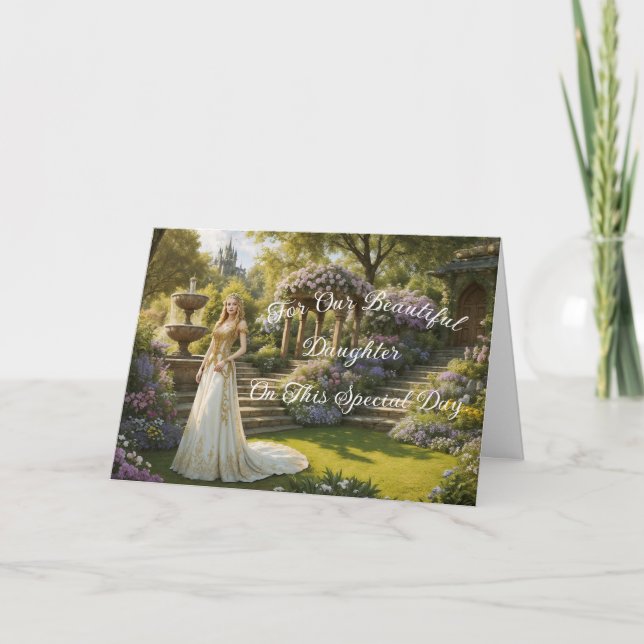 From Princess to Queen - Birthday Holiday Card (Front)