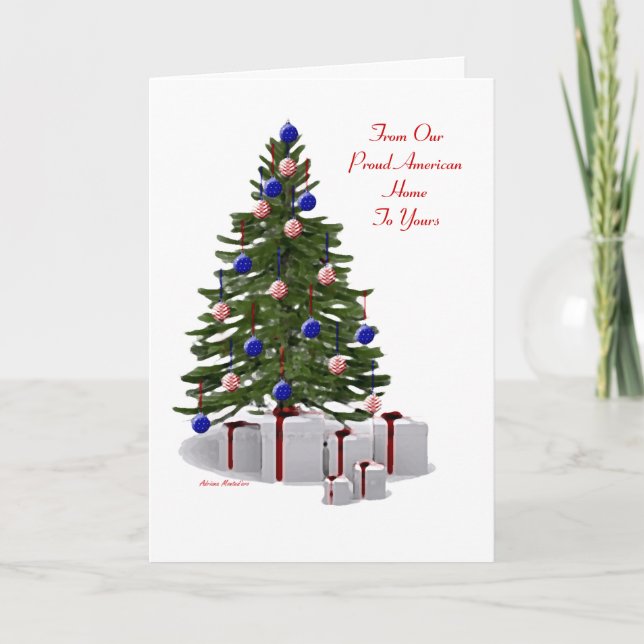 From Proud American Home Holiday Card (Front)