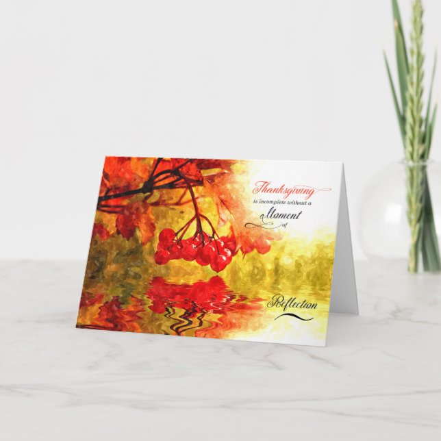 from Realtor or Real Estate Office Thanksgiving Holiday Card (Front)