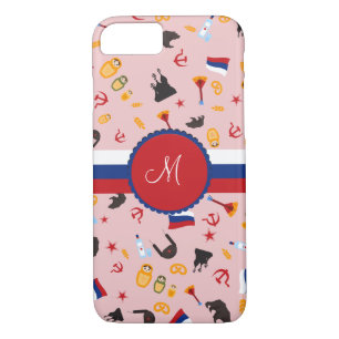 From Russia With Love- Russian Monogram iPhone 8/7 Case