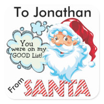 From SANTA Christmas Sticker - SRF