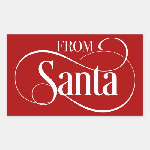 From Santa Claus Christmas Holiday Stickers