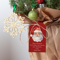From Santa Claus Personalized Red Kids Christmas