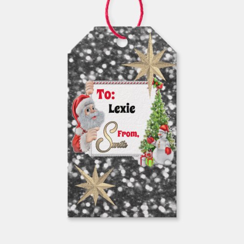 From Santa  Gift Tags