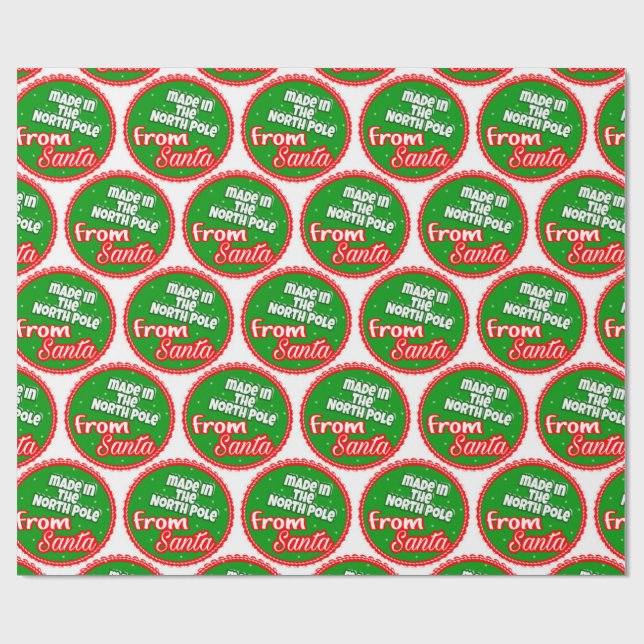 From Santa Wrapping Paper (Flat)