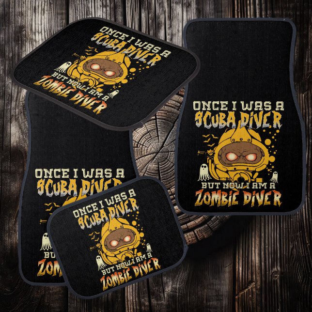 From Scuba Diver to Zombie Diver Adventure Car Floor Mat (Creator Uploaded)