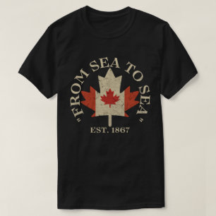 From Sea To Sea Canada est. 1867 T-Shirt