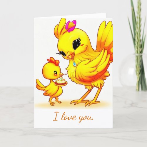 From Sister to BrotherLittle Chicks Birthday Card