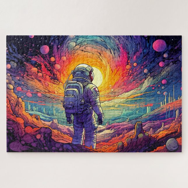 From Space & Beyond Illustration Jigsaw Puzzle (Horizontal)