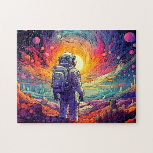 From Space  Beyond Illustration Jigsaw Puzzle