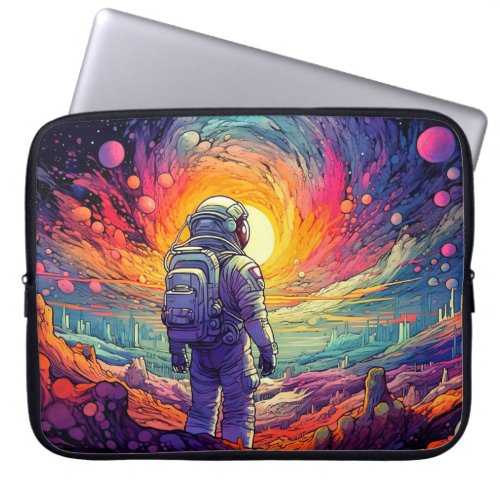 From Space  Beyond Illustration Laptop Sleeve