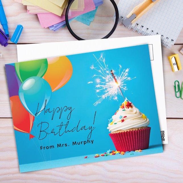 From Teacher's Kids Birthday Postcard (Creator Uploaded)