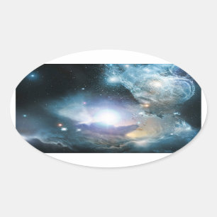 From the ashes of the first stars oval sticker