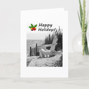 FROM THE BEACH AT CHRISTMAS "ENJOY" HOLIDAY CARD