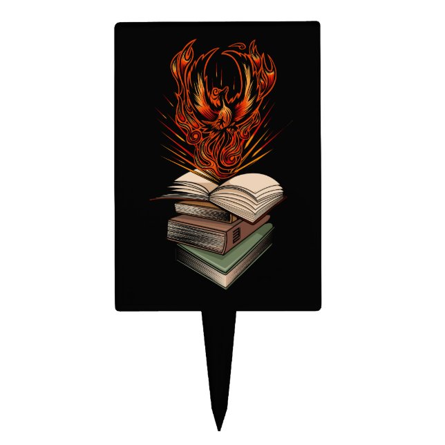 From The Books Cake Topper (Front)