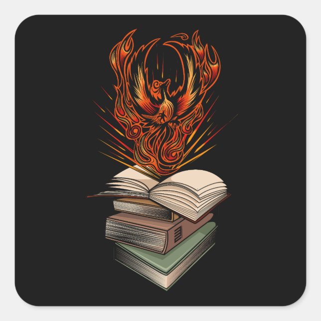 From The Books Square Sticker (Front)