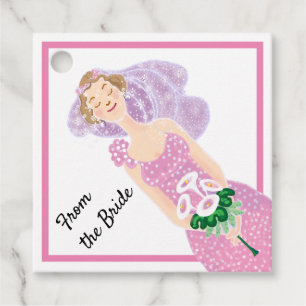 From the Bride Favor Tags