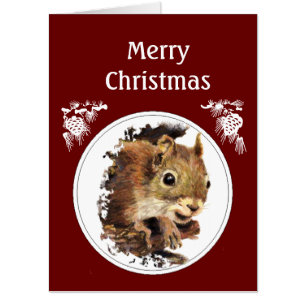 From the Bunch of Nuts Love Christmas Fun Squirrel Card
