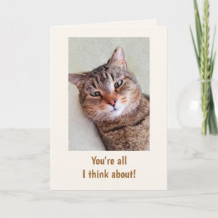 "From The Cat" Birthday Card