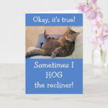 From The Cat Funny Silly Birthday Card at Zazzle
