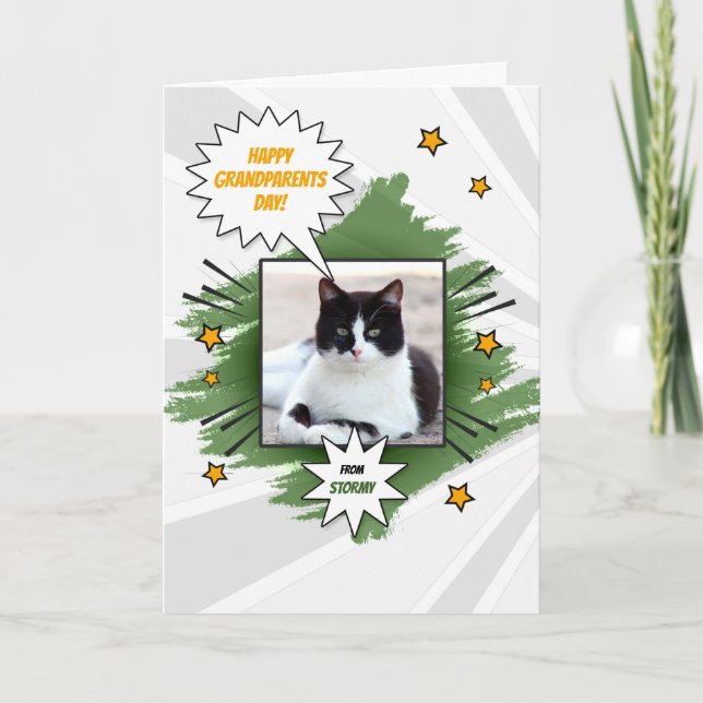 from the Cat Grandparents Day with Pet's Photo Card (Front)