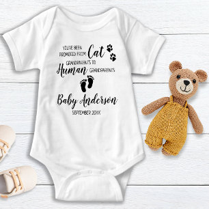 From The Cat Grandparents Pregnancy Announcement  Baby Bodysuit